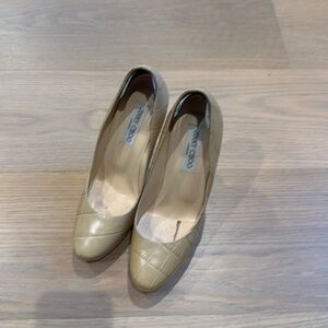 Jimmy Choo nude pump with platform size 39